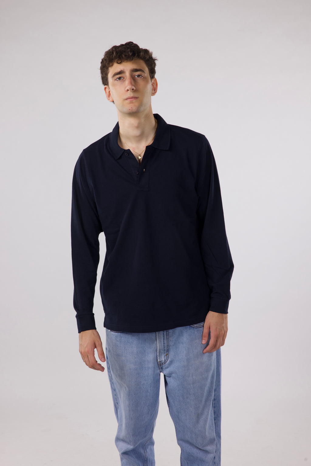 Long Sleeve Polo
