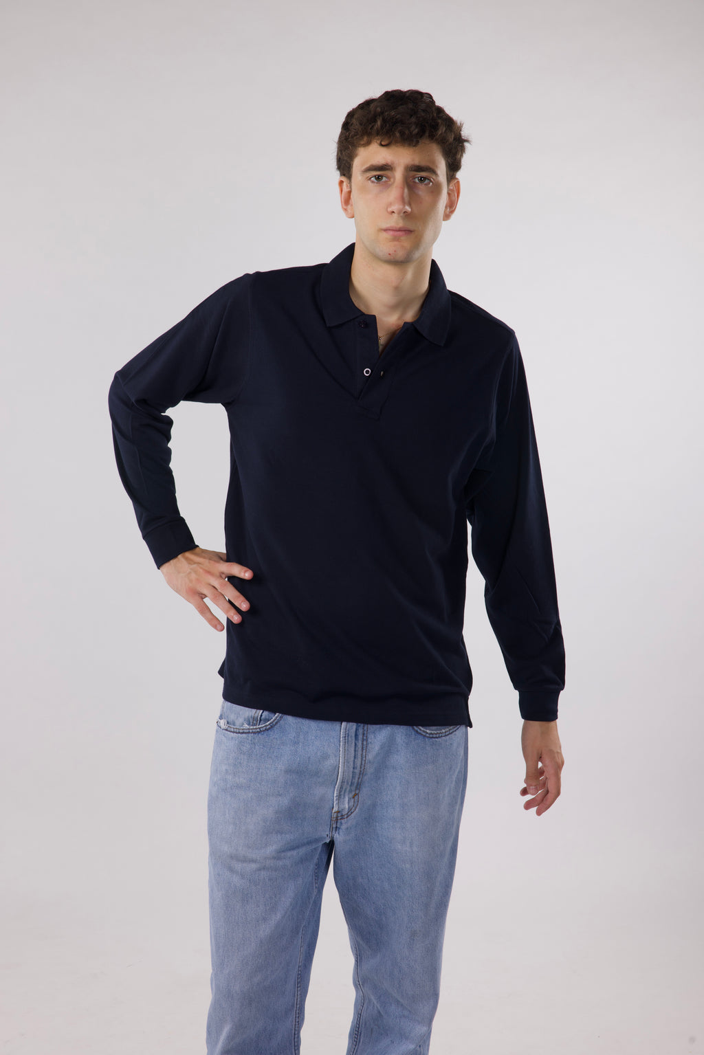 Long Sleeve Polo