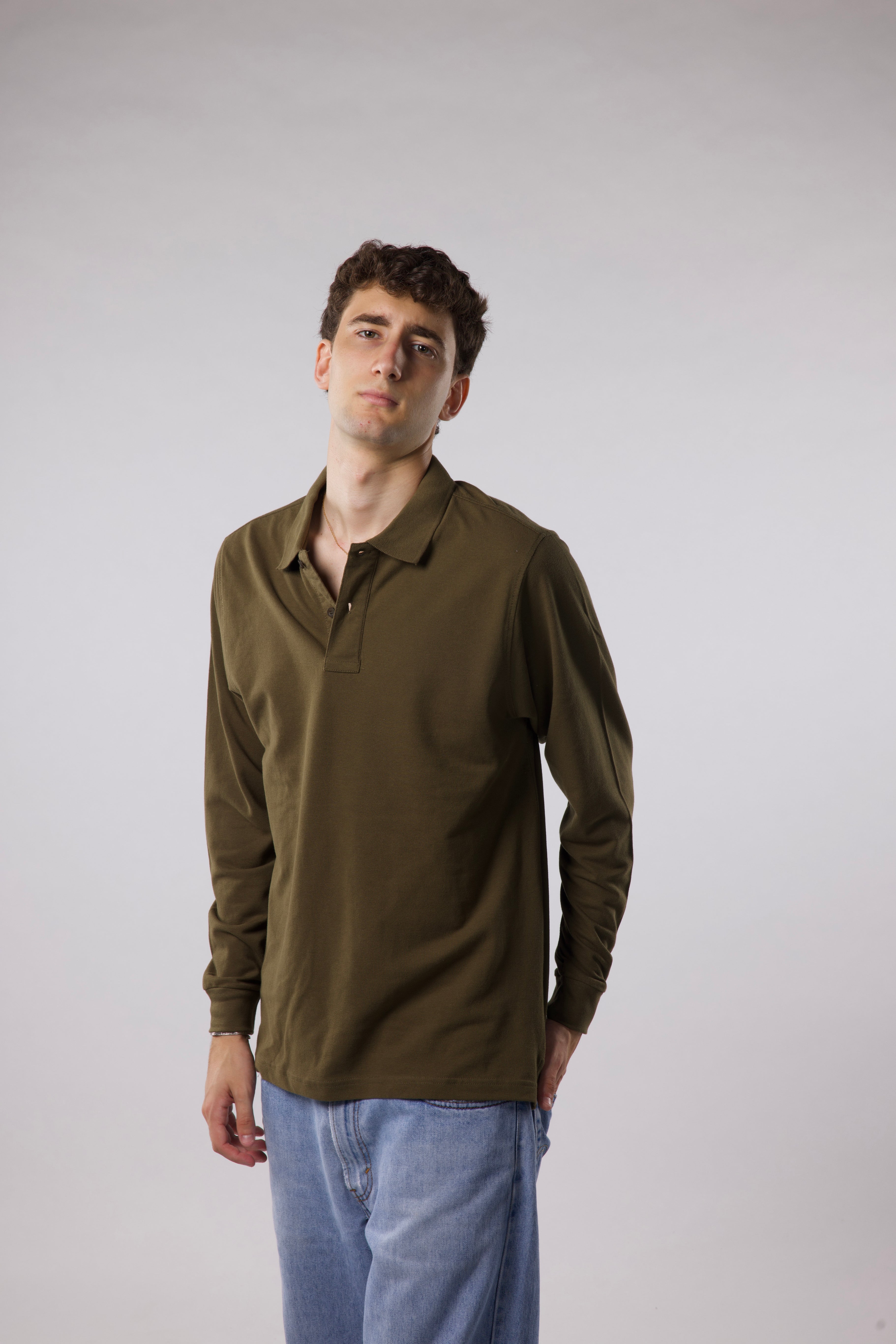 Long Sleeve Polo