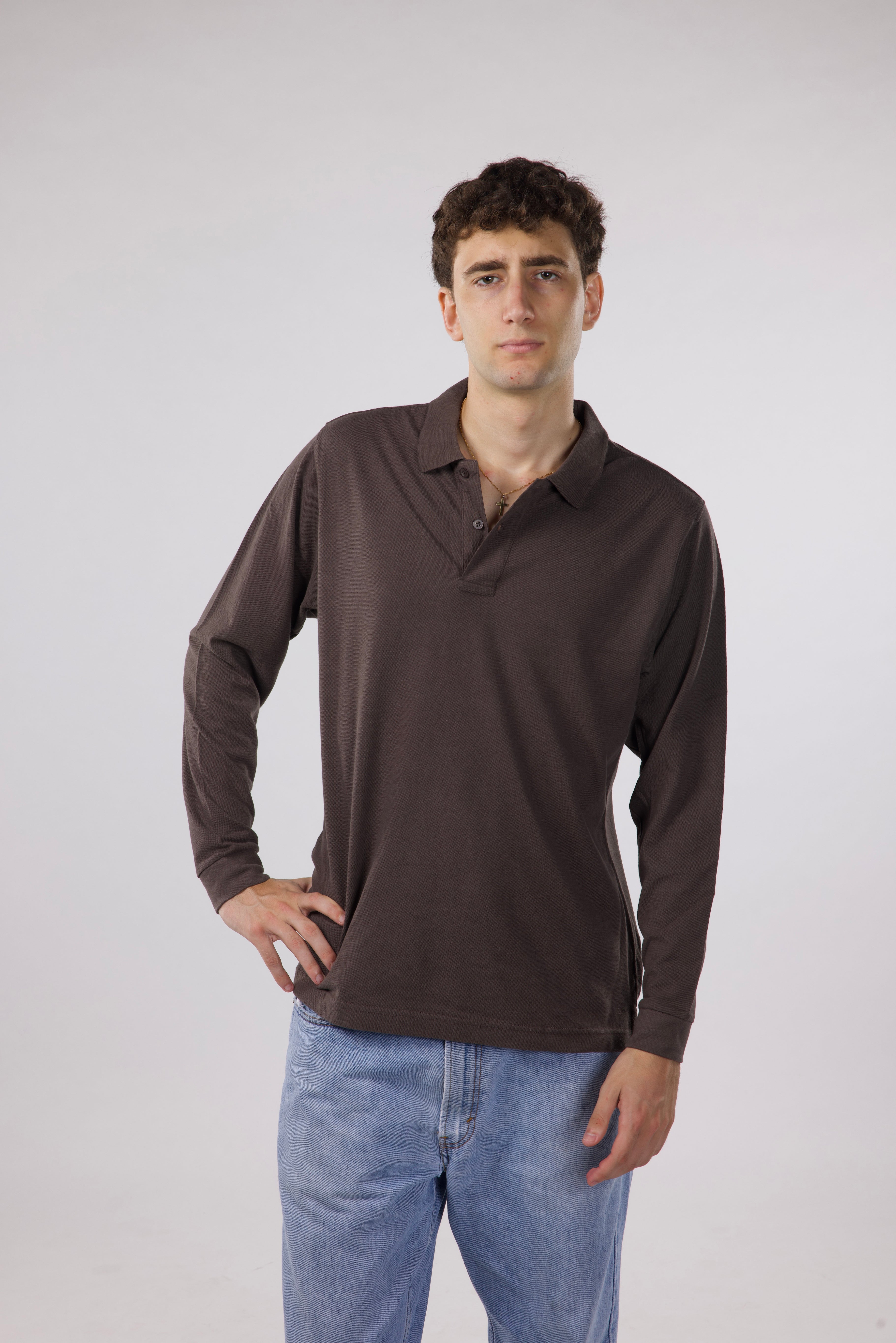 Long Sleeve Polo